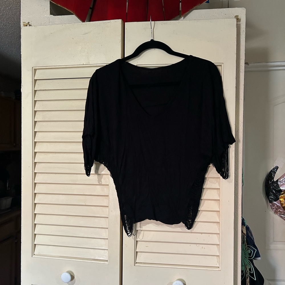 Elegant Black Women's Top